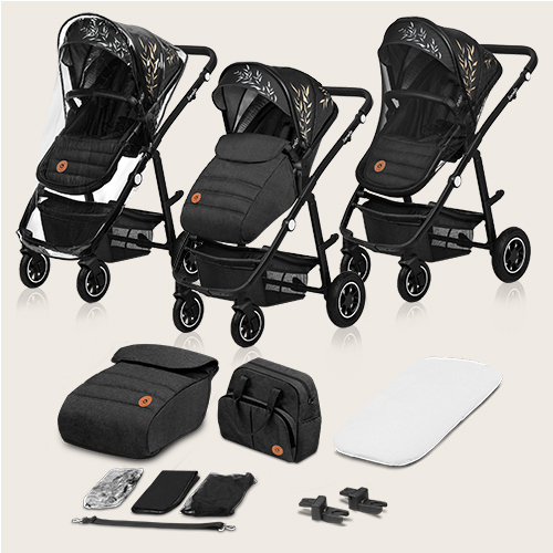 lionelo Amber 2 w 1 Lovin — Wózek wielofunkcyjny